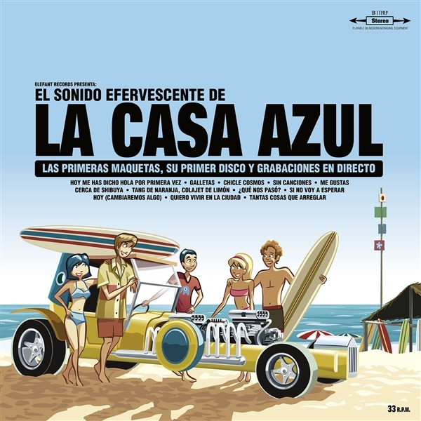 Casa Azul, La - El Sonido Efervescente (2lp, Opaque Sky Blue)