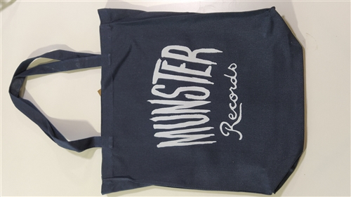 Munster Big Tote Bag - Navy Blue (white Logo)