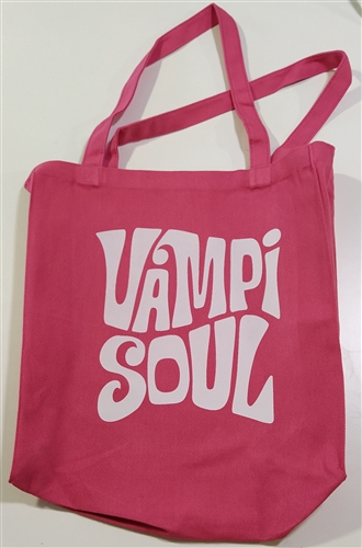 Vampisoul Big Tote Bag - Pink (white Logo)